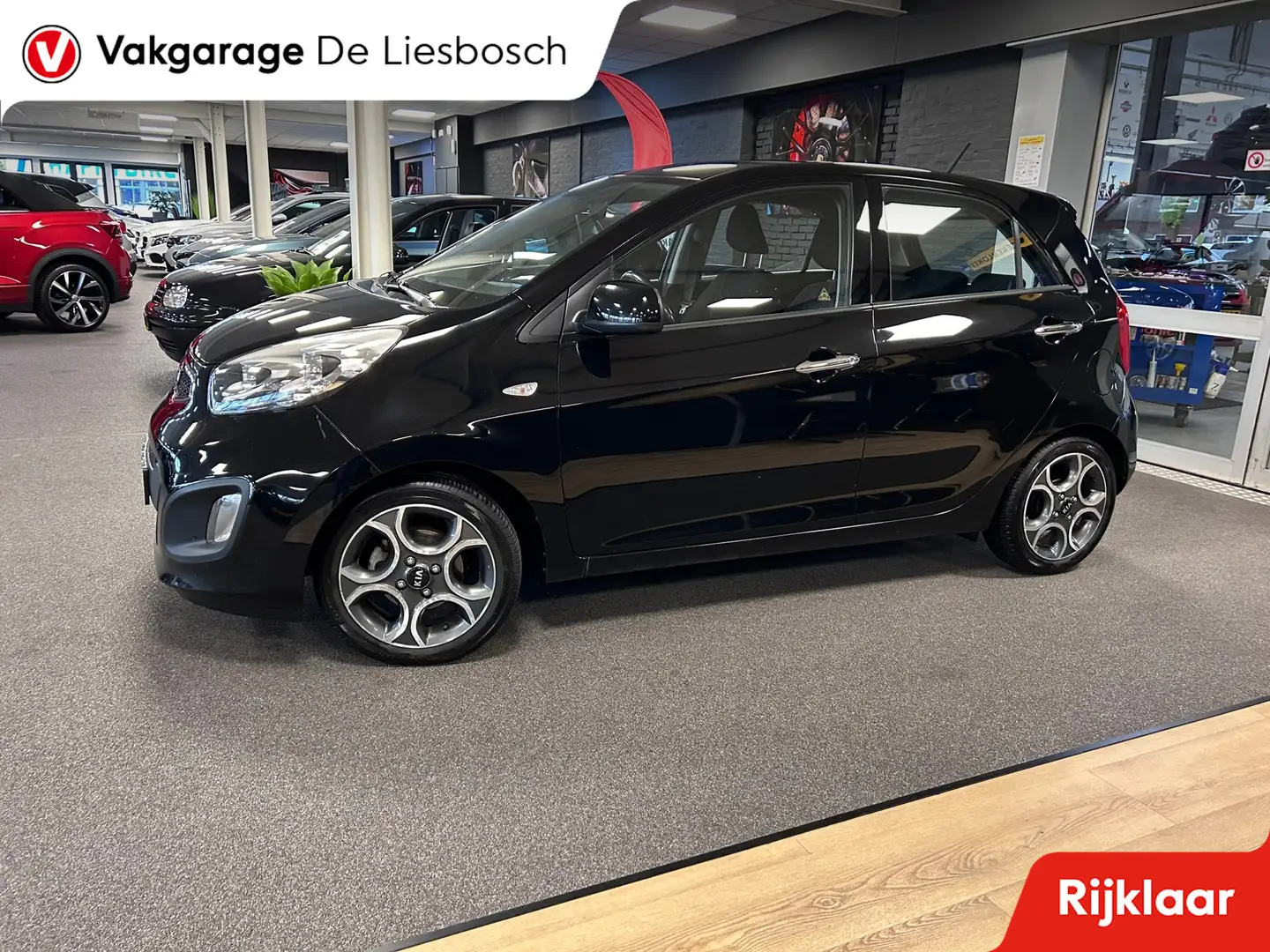 Kia Picanto 1.0 CVVT BusinessLine / 5deurs / led dagrijverlich Zwart - 2