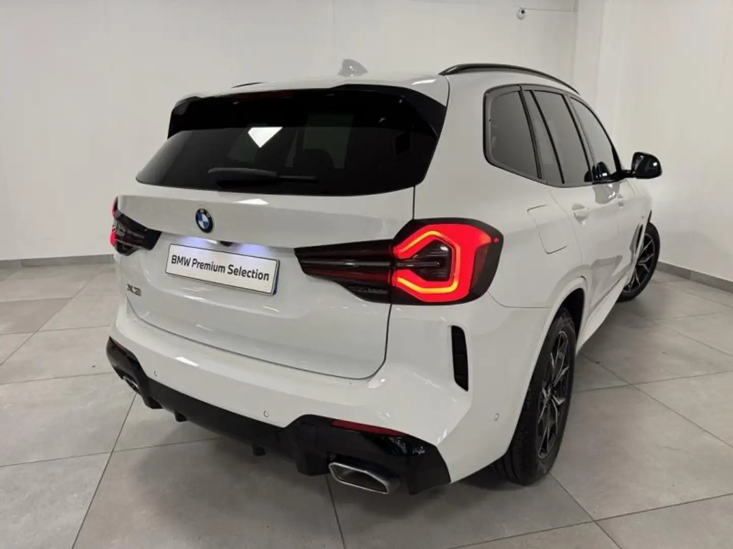 BMW X3 xDrive20d 190ch M Sport Blanc - 2