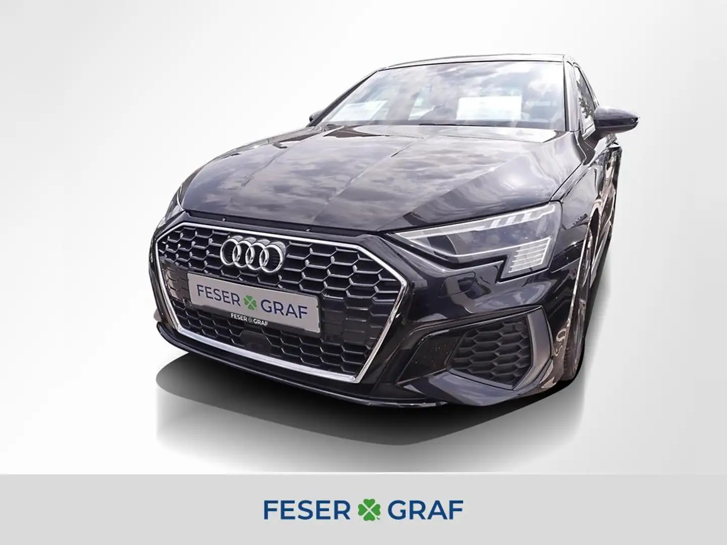 Audi A3 Lim. 35 TFSI S line Ext. AHK Matrix Pano Schwarz - 1