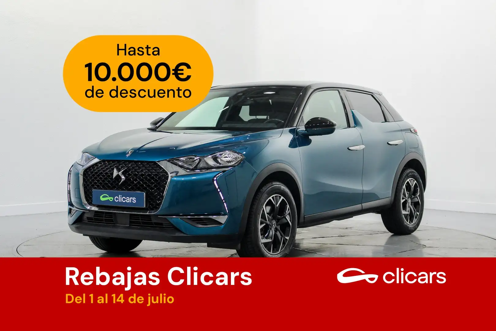 DS Automobiles DS 3 Crossback Puretech So Chic 130 EAT8 Azul - 1