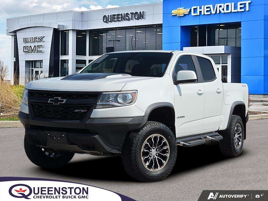 White 2019 Chevrolet Colorado Pickup Truck Four-Wheel Drive Automatic