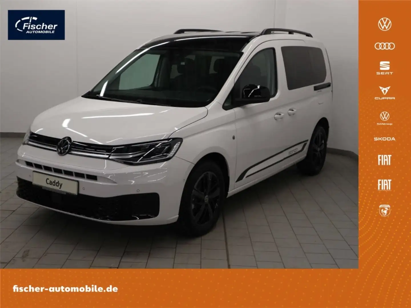 Volkswagen Caddy 2.0 TDI SCR Edition Weiß - 1