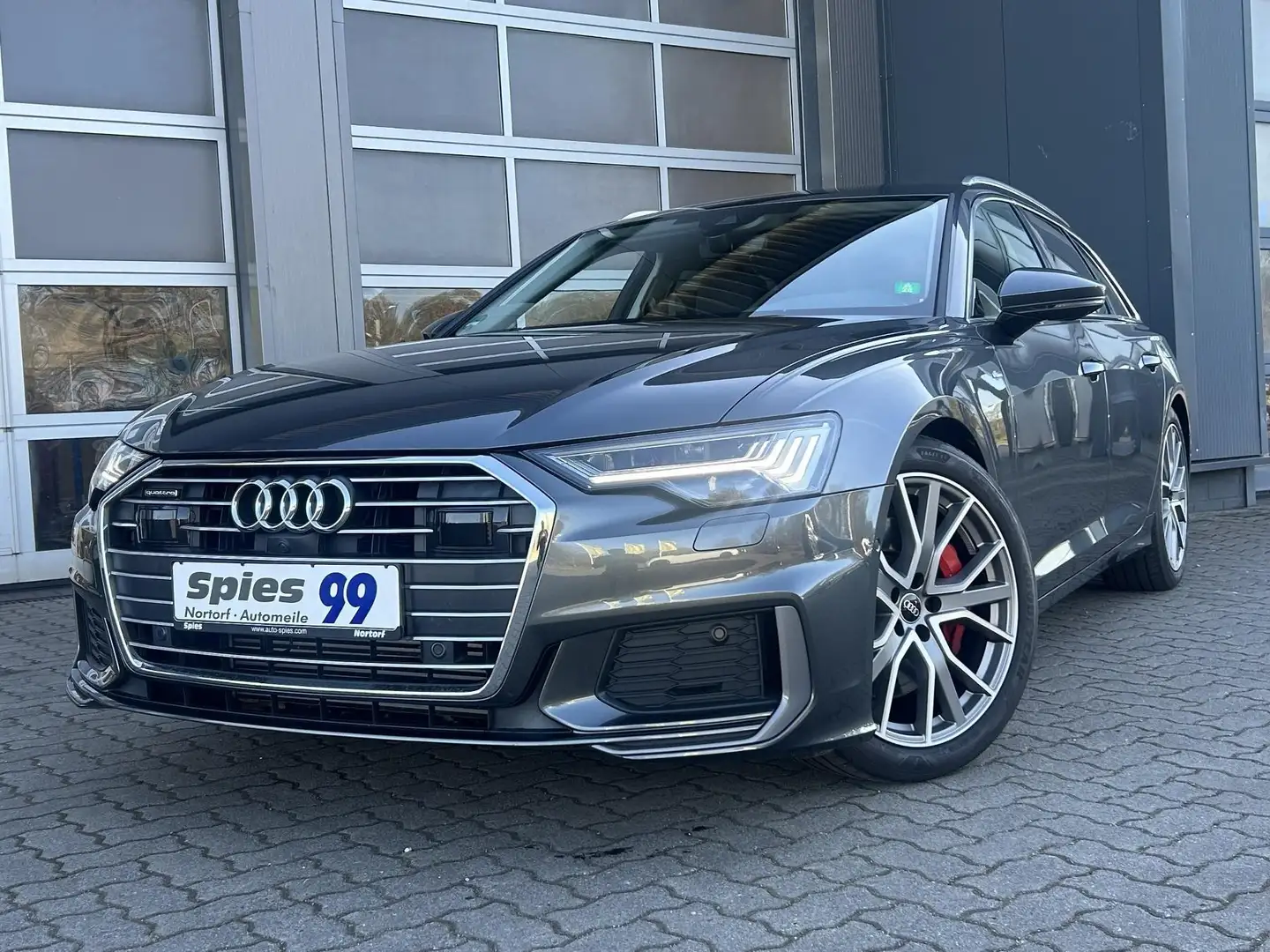 Audi A6 Avant 55 TFSIe S-Line Matrix Navi AHK ACC Shz Gris - 2