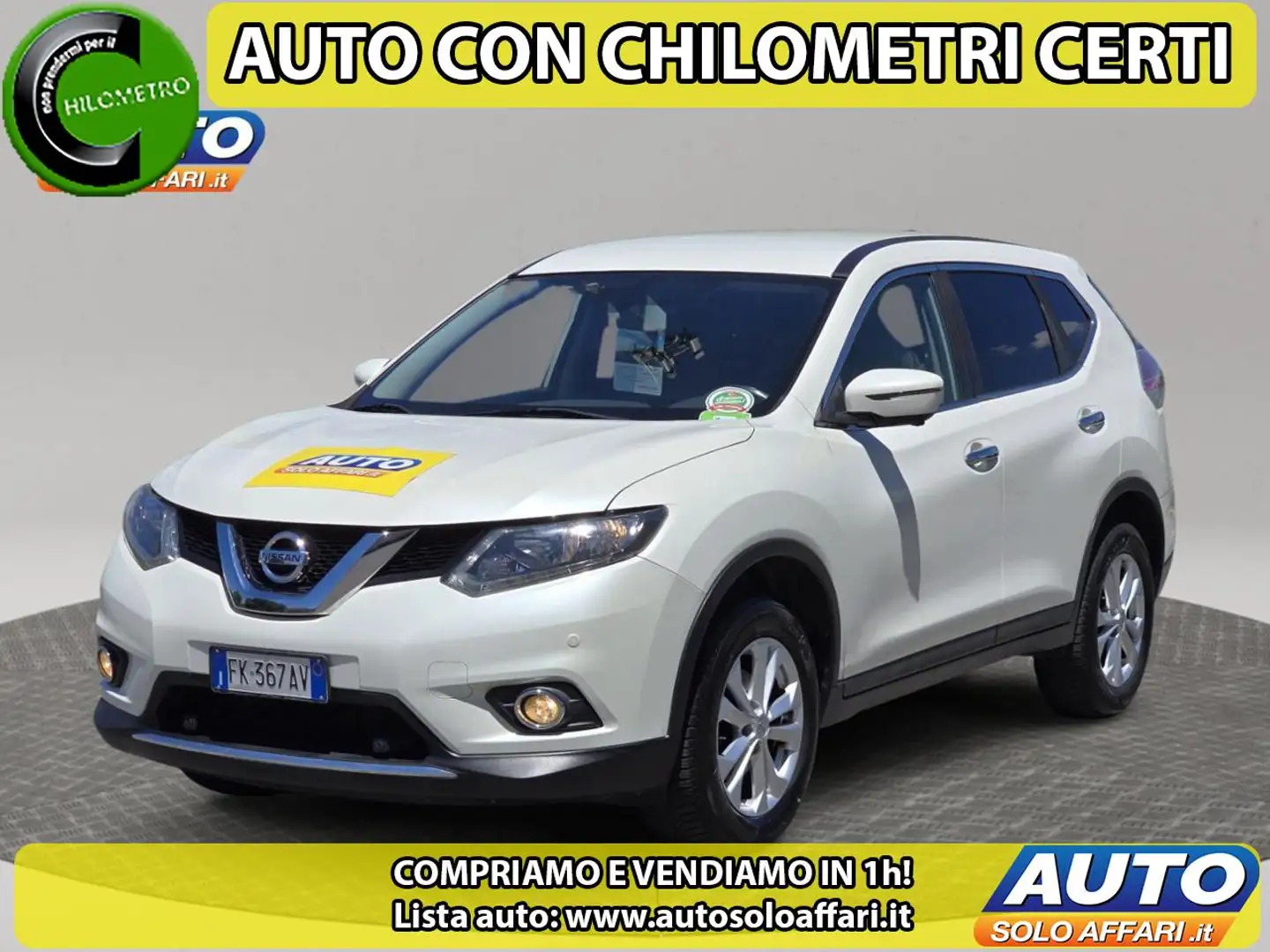 Nissan X-Trail 1.6 dCi 4WD EU6B CAMERA 360/NAVI/4X4/RATE/PERMUTE Bianco - 2