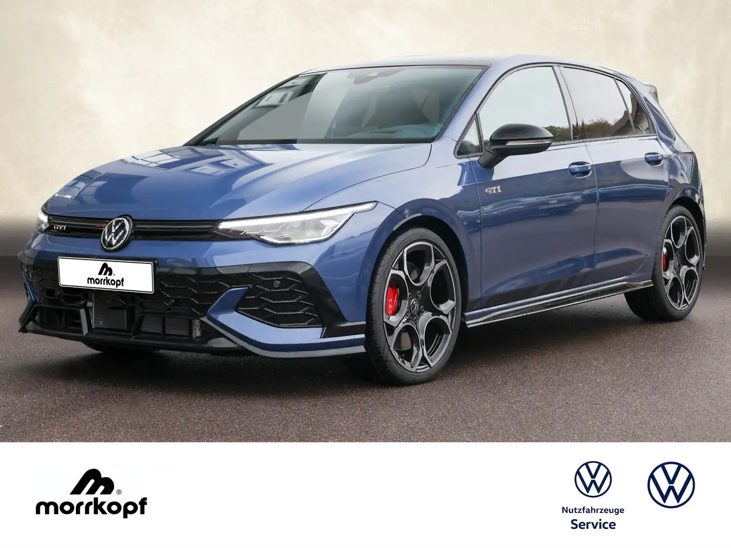 Volkswagen Golf GTI Golf VIII GTI 2.0 TSI Clubsport +BLACK-STYLE+19 + Bleu - 1