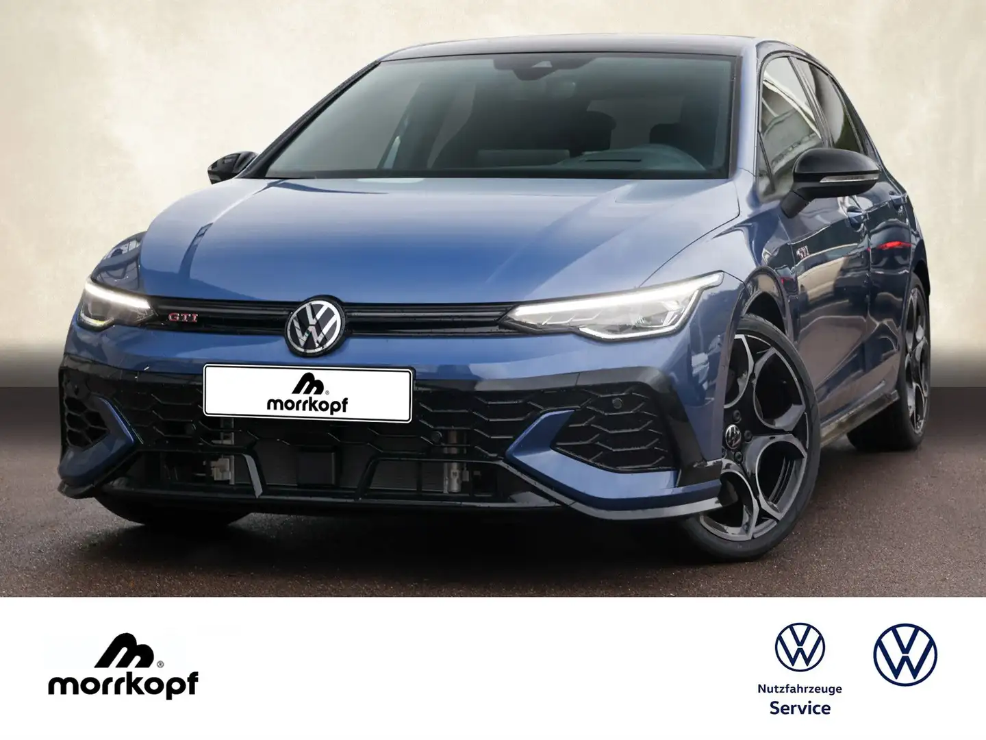 Volkswagen Golf GTI Golf VIII GTI 2.0 TSI Clubsport +BLACK-STYLE+19 + Bleu - 2