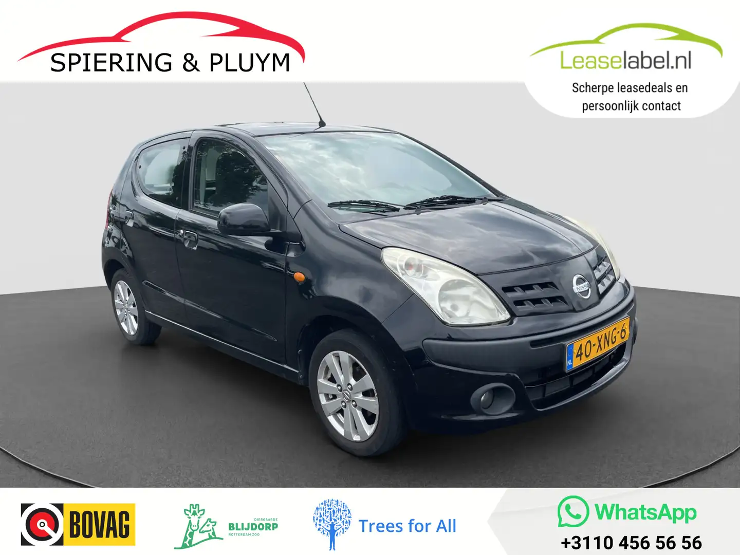 Nissan Pixo 1.0 Look | Airco | Nieuwe koppeling Zwart - 1