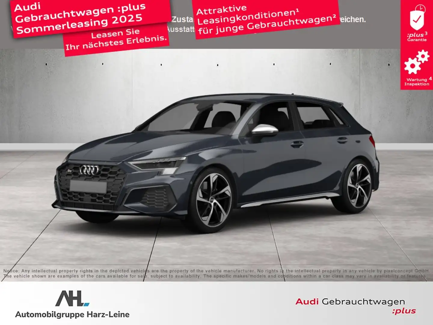 Audi A3 Sportback 35 TFSI advanced S-tronic LED Navi ACC A Gris - 1
