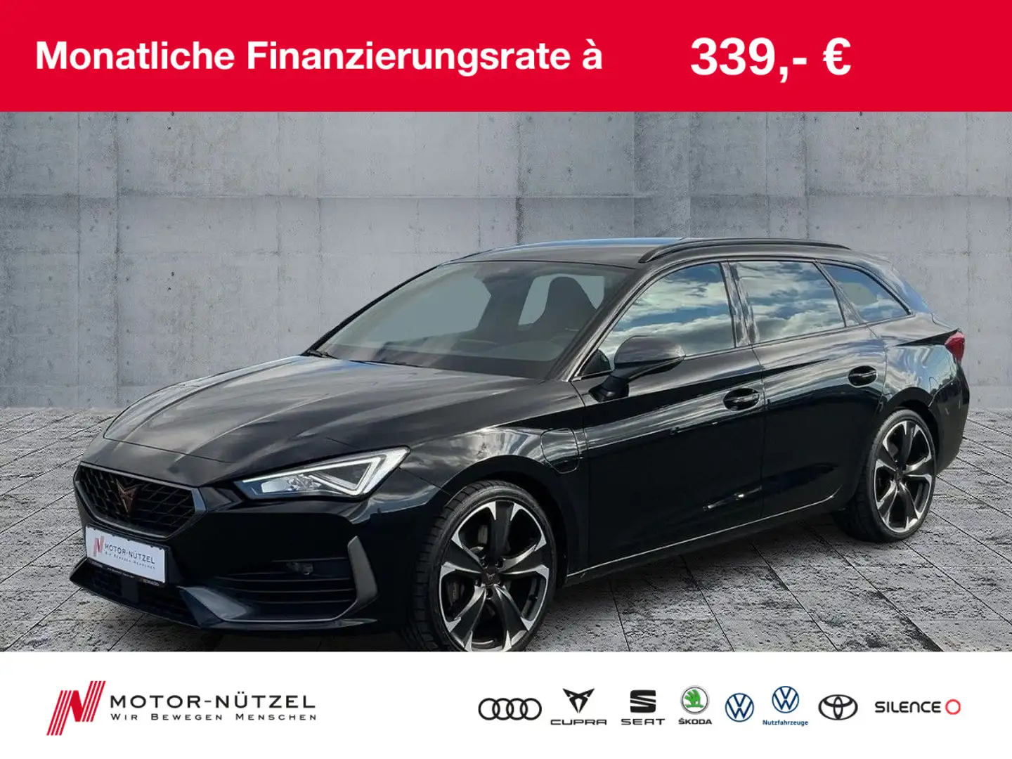 CUPRA Leon ST VZ 1.4 TSI e-Hybrid Voll-LED+ACC+NAV+PDC Schwarz - 1