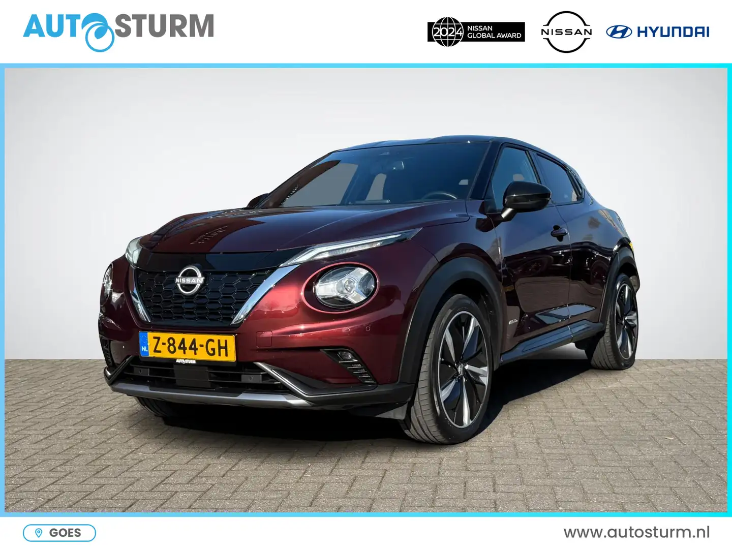 Nissan Juke 1.6 Hybrid N-Design | Navigatie | Camera | Apple C Rood - 1