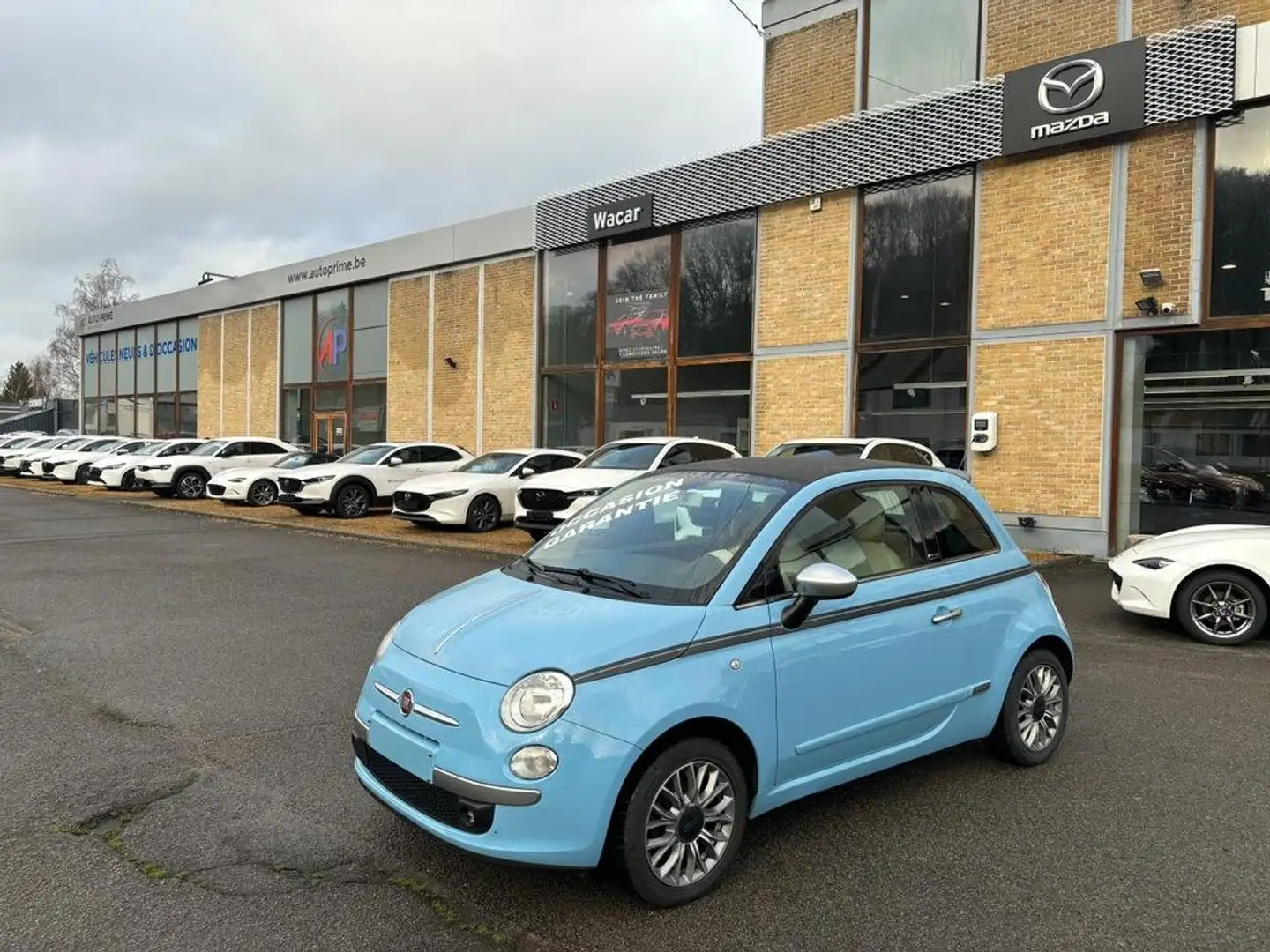 Fiat 500C Cabrio * Comme neuve * 1er proprio / GARANTIE Azul - 1