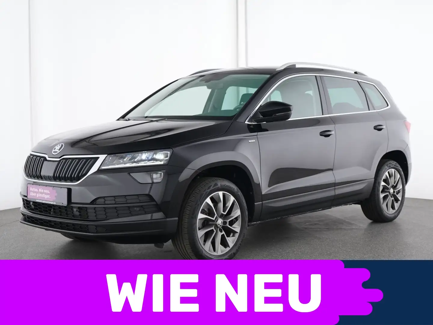 Skoda Karoq Clever Navi|AHK|Kamera|SHZ|LED|Tempomat Schwarz - 1