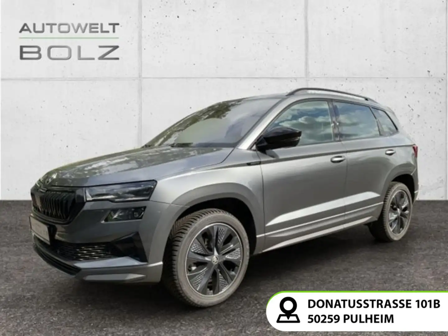 Skoda Karoq Sportline 1.5 TSI Pano Navi Leder Kamera M Grau - 1