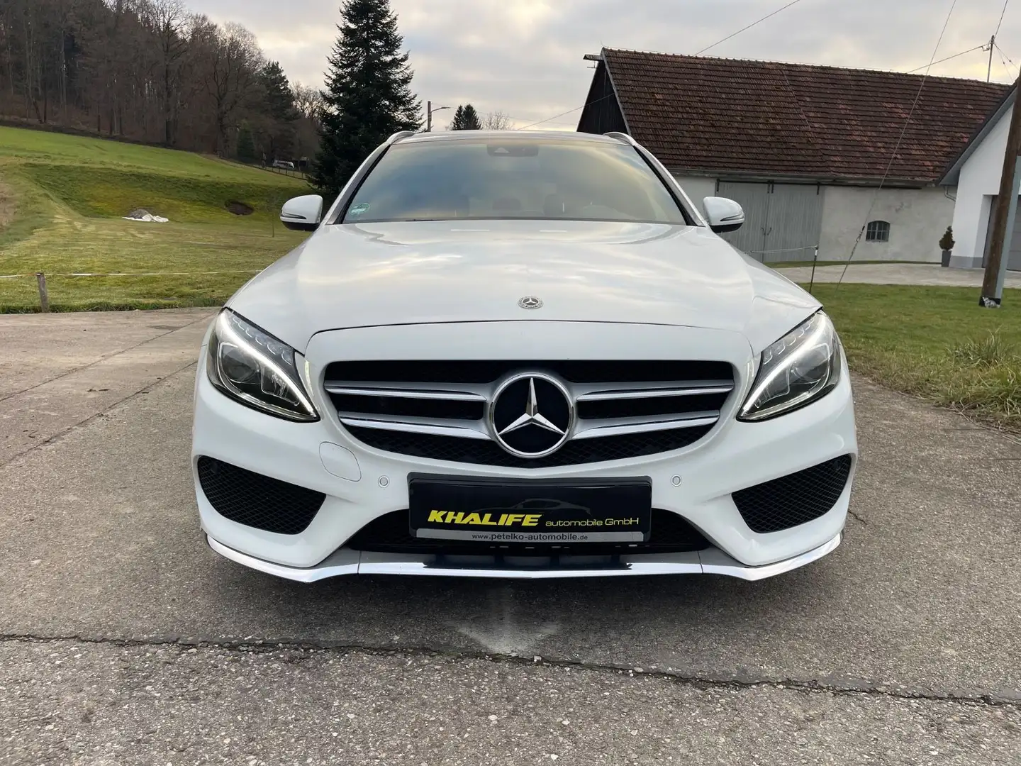 Mercedes-Benz C 250 T CGI-AMG Line - Panoramadach Blanc - 2