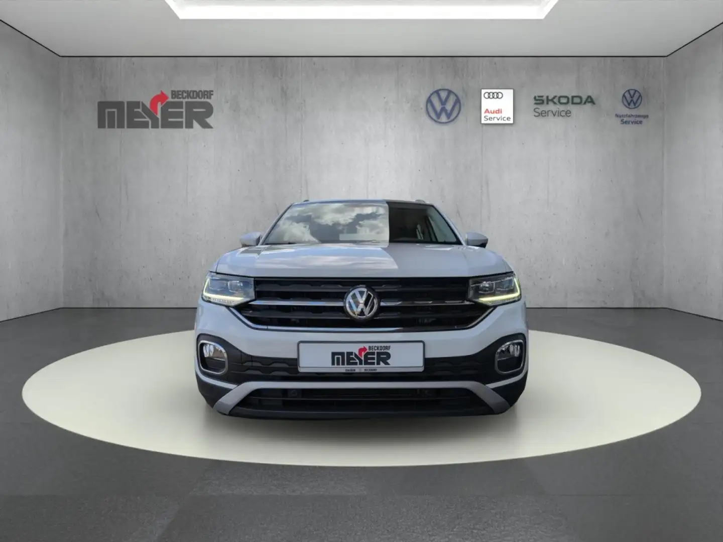 Volkswagen T-Cross 1.0 TSI DSG Klima Navi Einparkhilfe Sitzheizung Weiß - 2
