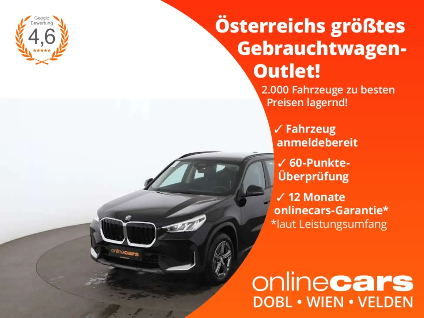 BMW X1 d sDrive18d Aut LED NAVI SITZHZG TEMP R-CAM crna - 1