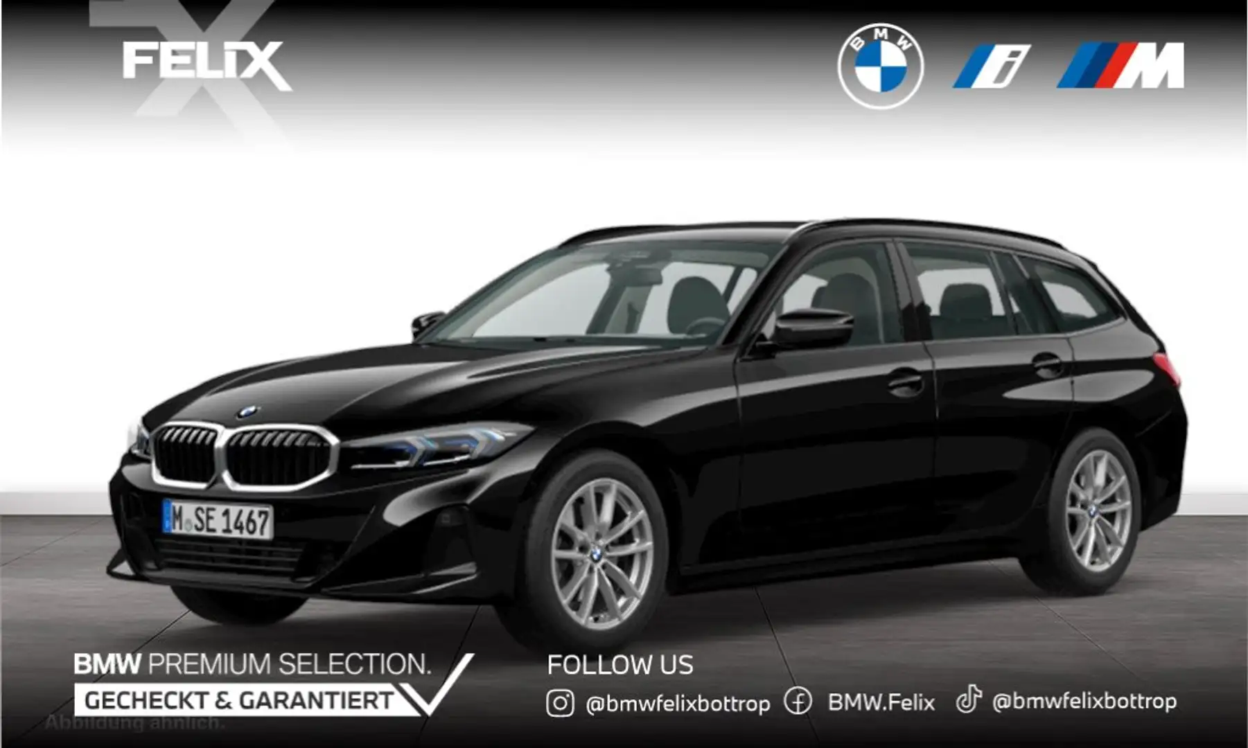 BMW 318 i touring+LIVE COCKPIT PRO+HEAD UP+FACELIFT WIDESC Schwarz - 1