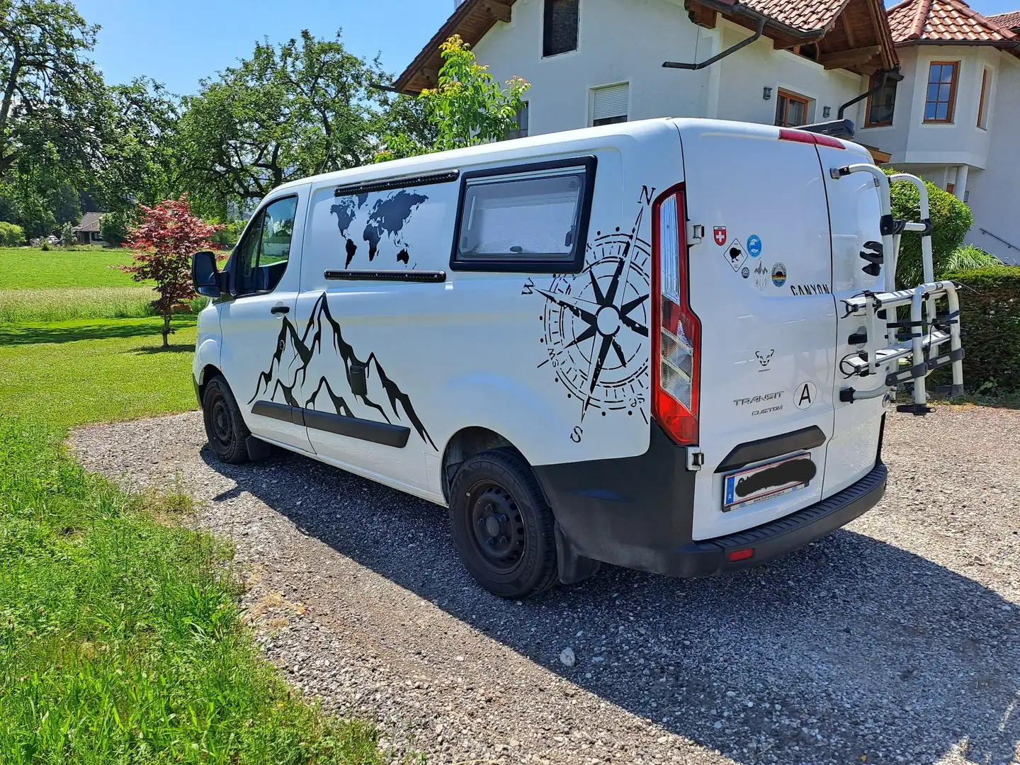 Ford Transit Custom Variobus 2,0 TDCI L1H1 Camper Weiß - 2
