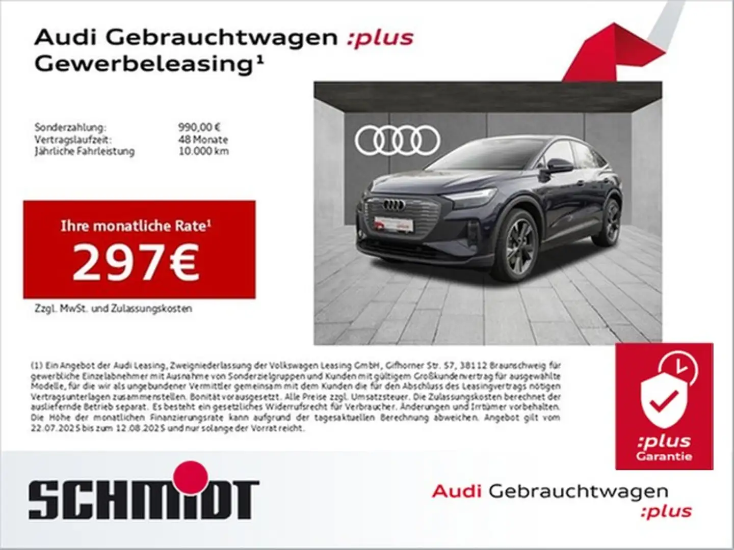Audi Q4 e-tron Sportback 45 LM20 AHK Navi+ Wärmepumpe Ass. Paket Violett - 1