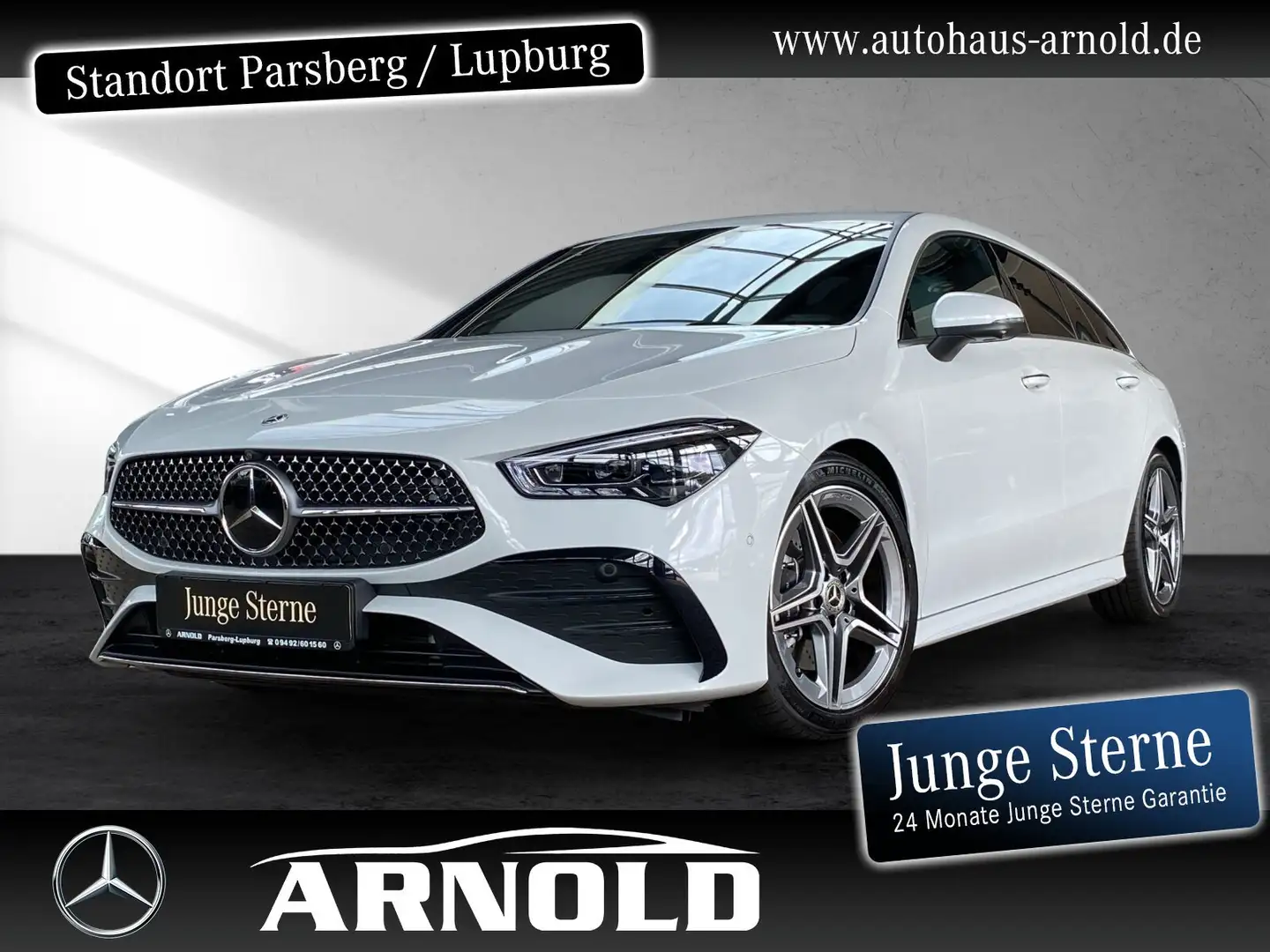 Mercedes-Benz CLA 220 CLA 220 d SB AMG Line Fahrass-P. MULTIBEAM 360° Blanc - 1