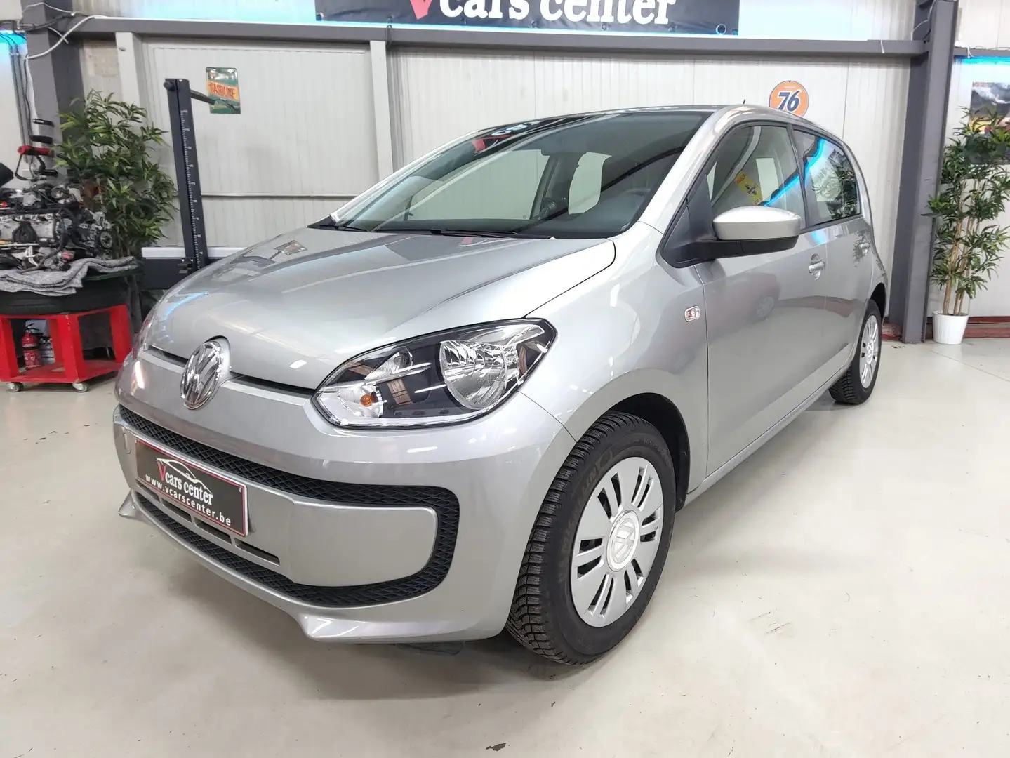 Volkswagen up! 1.0i ess.,5P,Airco,GPS,83.000Km,1er Propr.!! Gris - 1