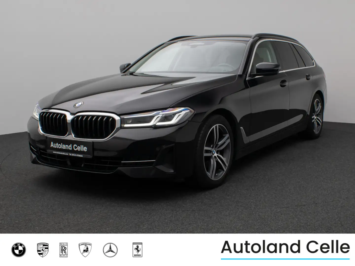 BMW 520 xD Kamera Laser HUD DAB HiFi Stop&Go MSport Negro - 1