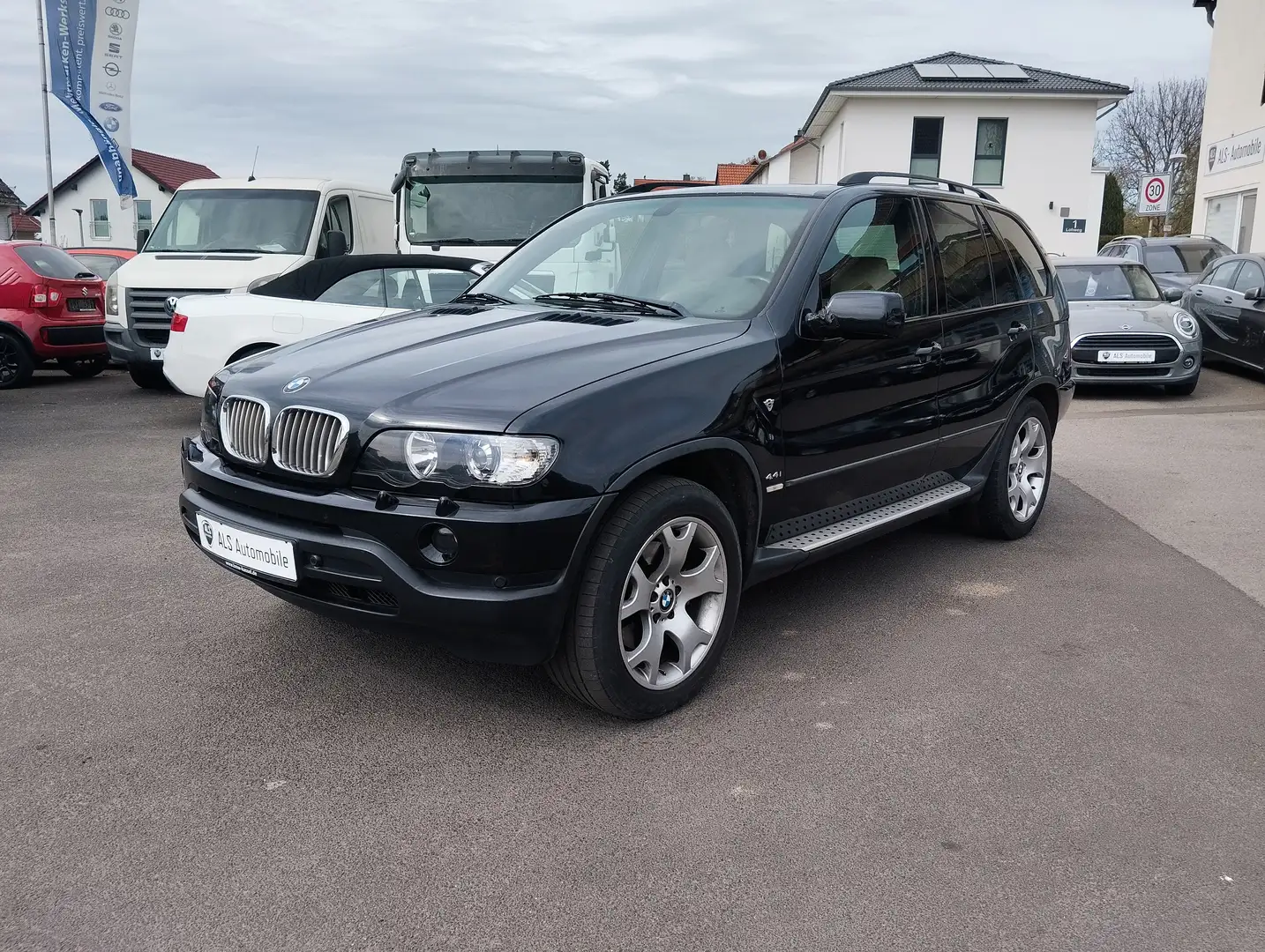 BMW X5 4.4 i"SHZ"Navi"Leder"Schiebedach"LM"LPG" Siyah - 1