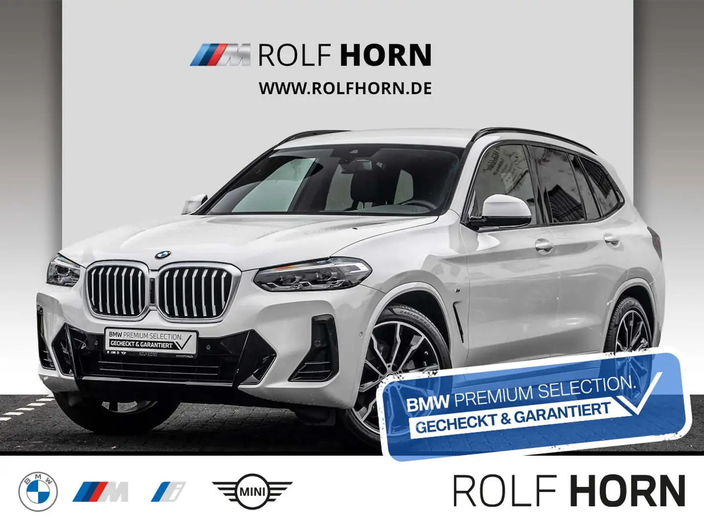 BMW X3 xDrive20i M Sportpaket h/k RfKam Navi Komfort Weiß - 1
