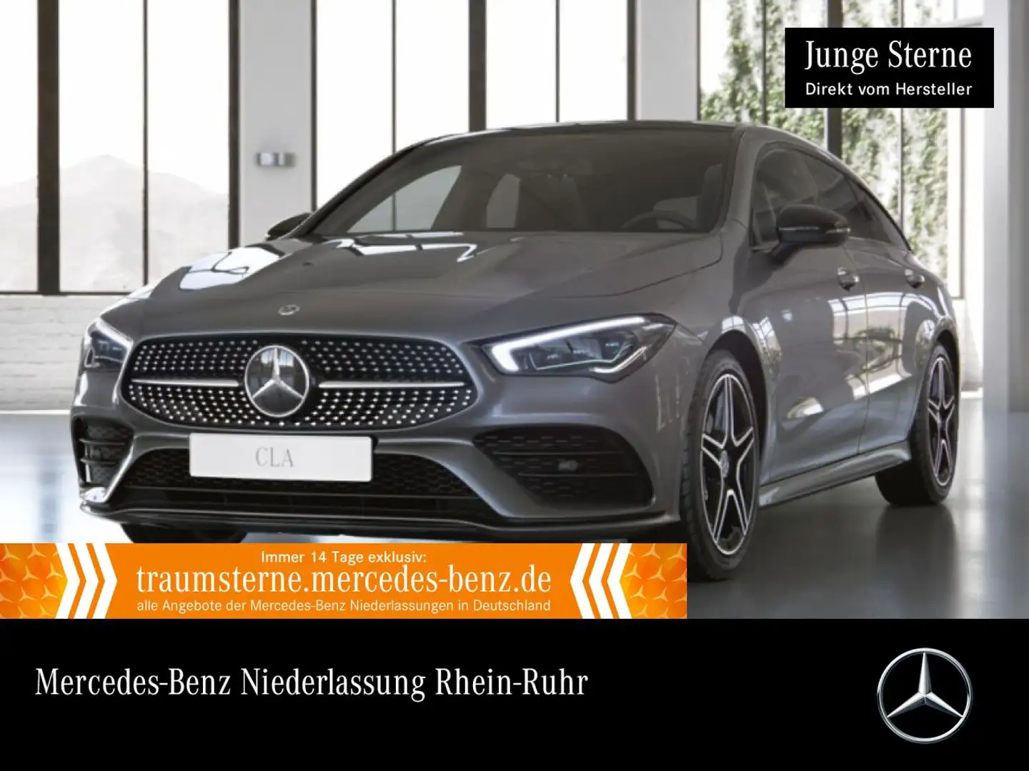Mercedes-Benz CLA 250 e AMG+NIGHT+PANO+AHK+MULTIBEAM+KAMERA+8G Grau - 1