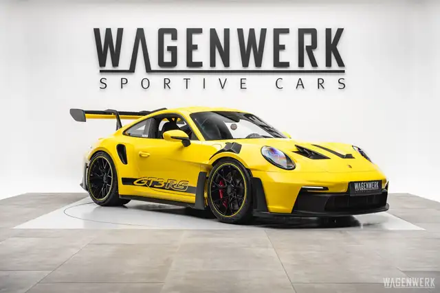 Porsche 992 GT3 RS PDK RACINGGELB CLUBSPORT 90LITER PDLS+ KAM Ansicht 2