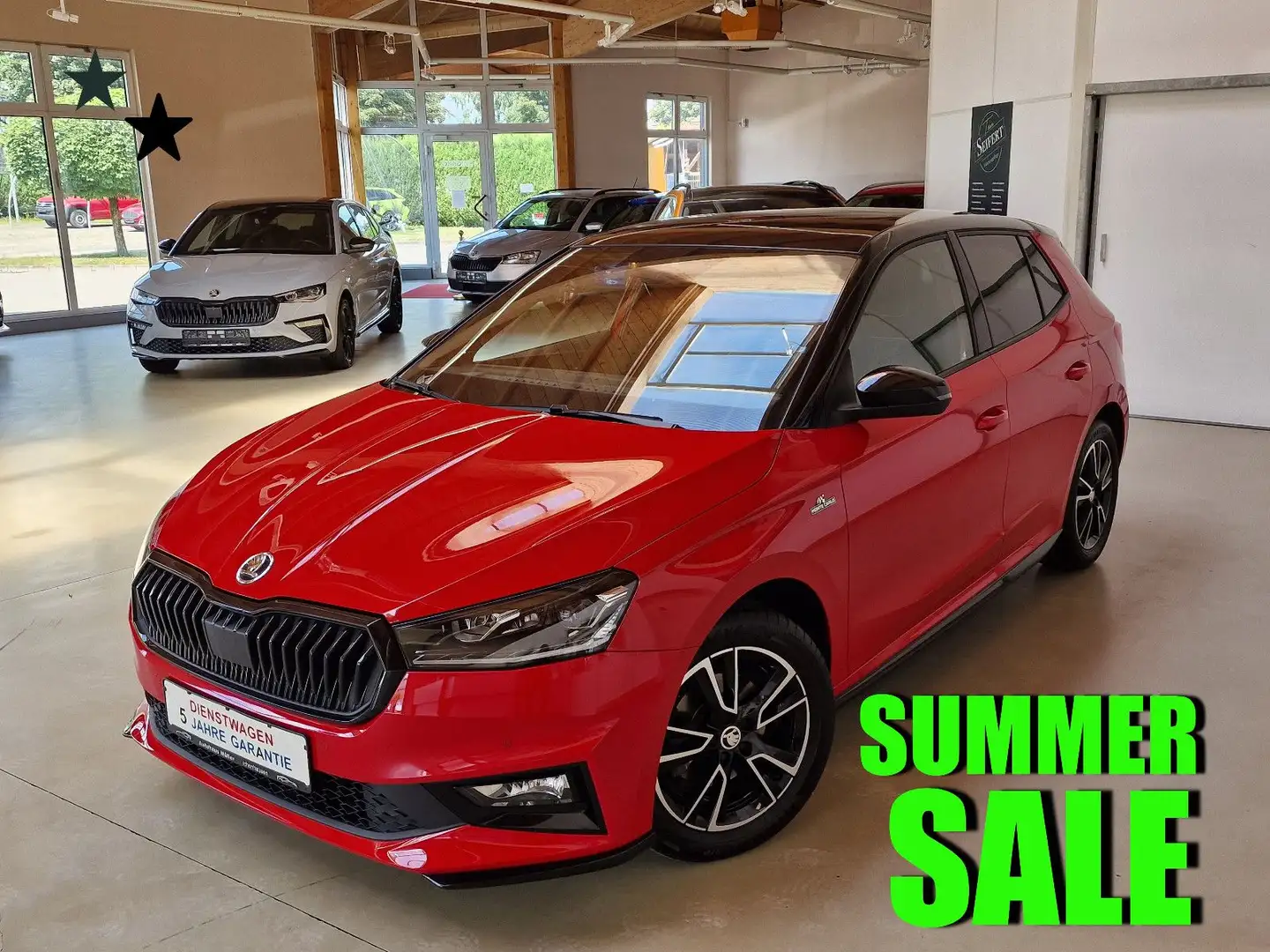 Skoda Fabia IV Monte Carlo 116PS 5J-GAR PANO LH SML KA Rood - 1