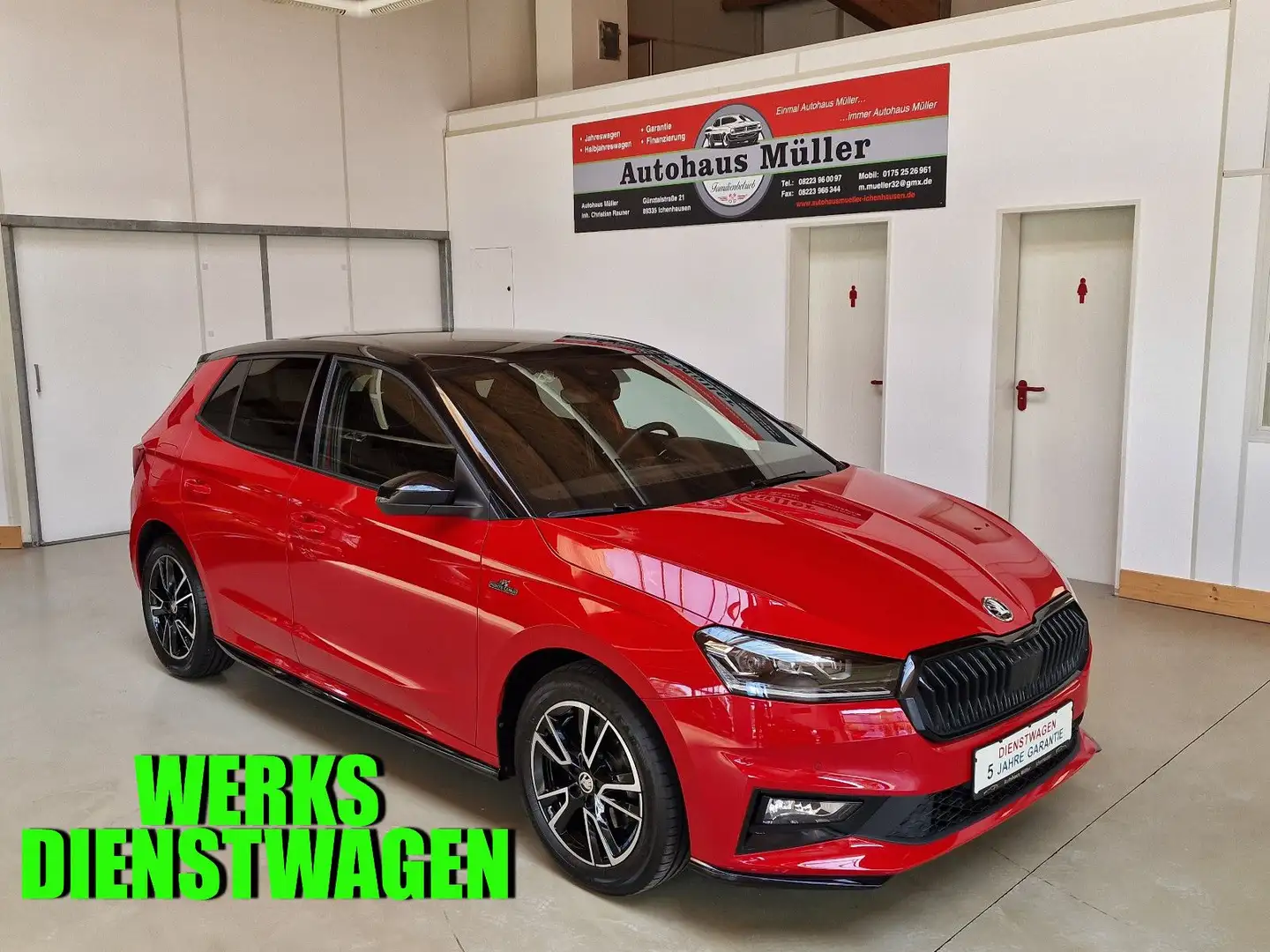 Skoda Fabia IV Monte Carlo 116PS 5J-GAR PANO LH SML KA Rood - 2