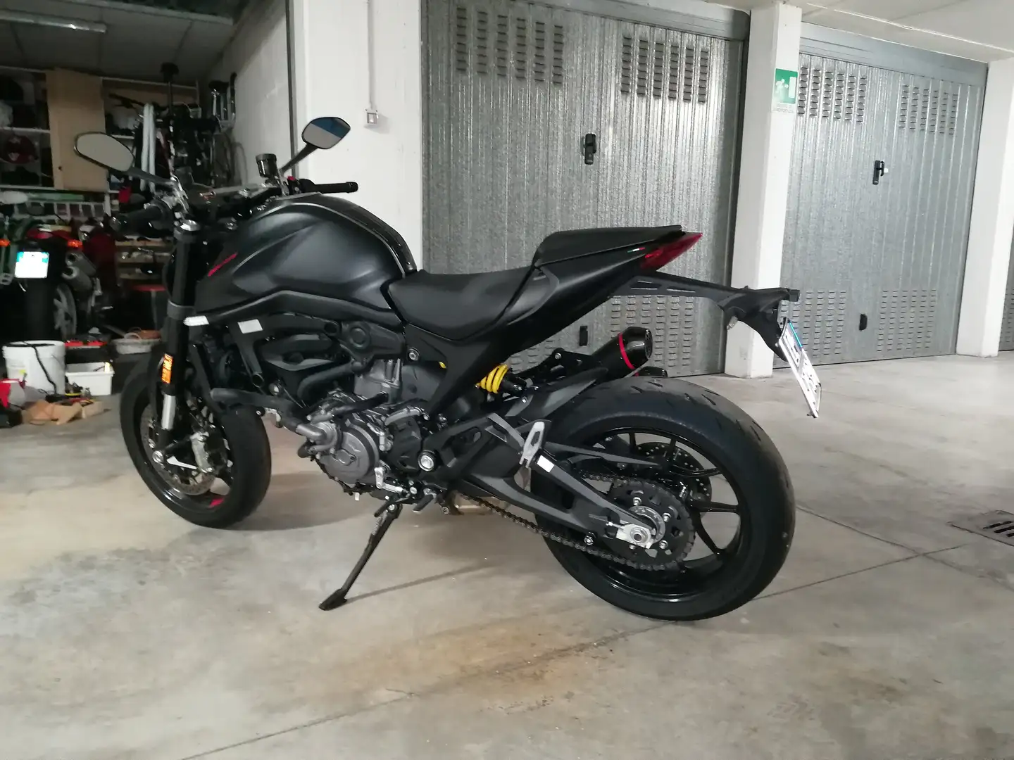Ducati Monster 937 Plus, scarico Termignoni, ammortizzatore di sterzo Negru - 2