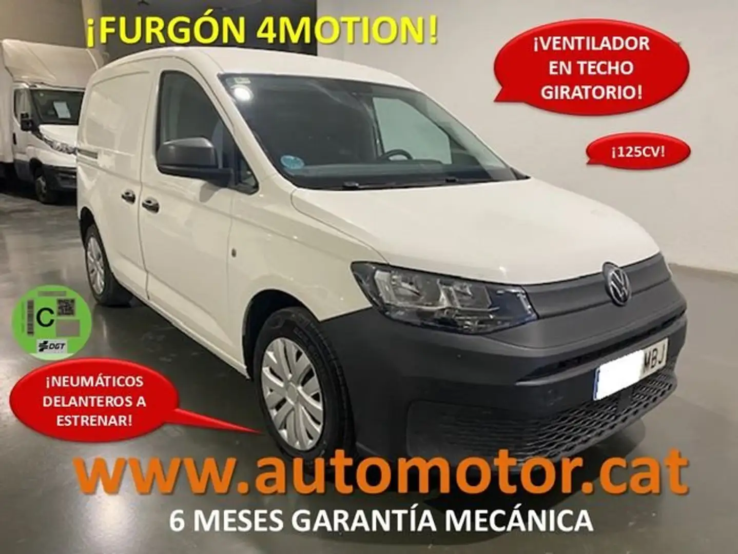 Volkswagen Caddy Cargo Furgón 2.0TDI 4Motion 90kW Blanco - 1