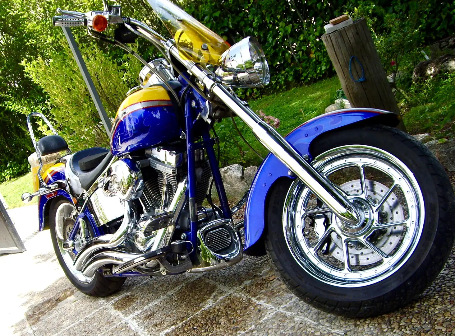 Harley-Davidson Fat Boy Fat boy  screaming eagl Kék - 2