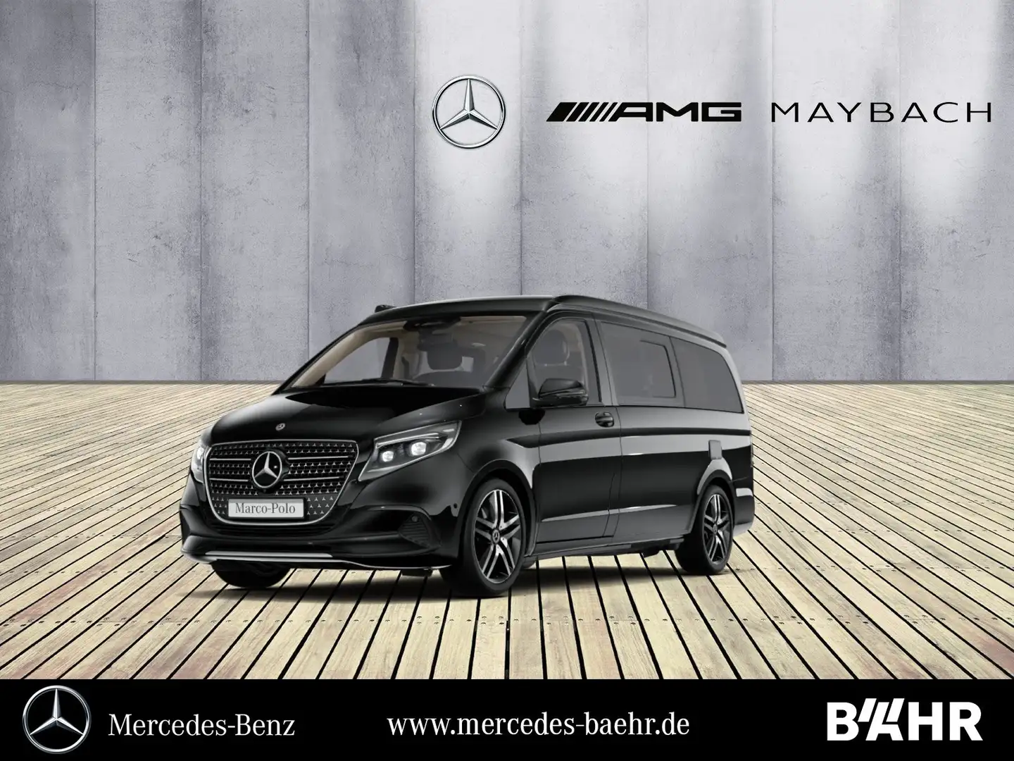 Mercedes-Benz V 300 V 300 d Marco Polo MBUX/Multibeam/AHK/Distronic Schwarz - 1