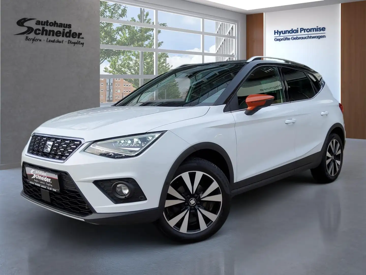 SEAT Arona 1.0 TSI SONDERMODELL BEATS SCHECKHEFT/SERVICE NEU/ Weiß - 1