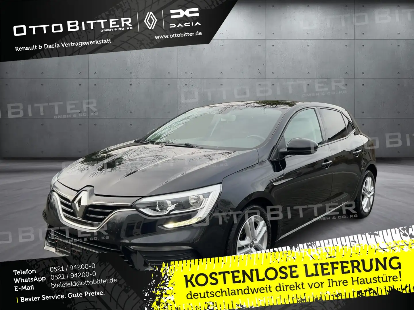 Renault Megane TCe130 Play  PARKPILOT/KLIMAAUTOM/SITZH Negro - 1