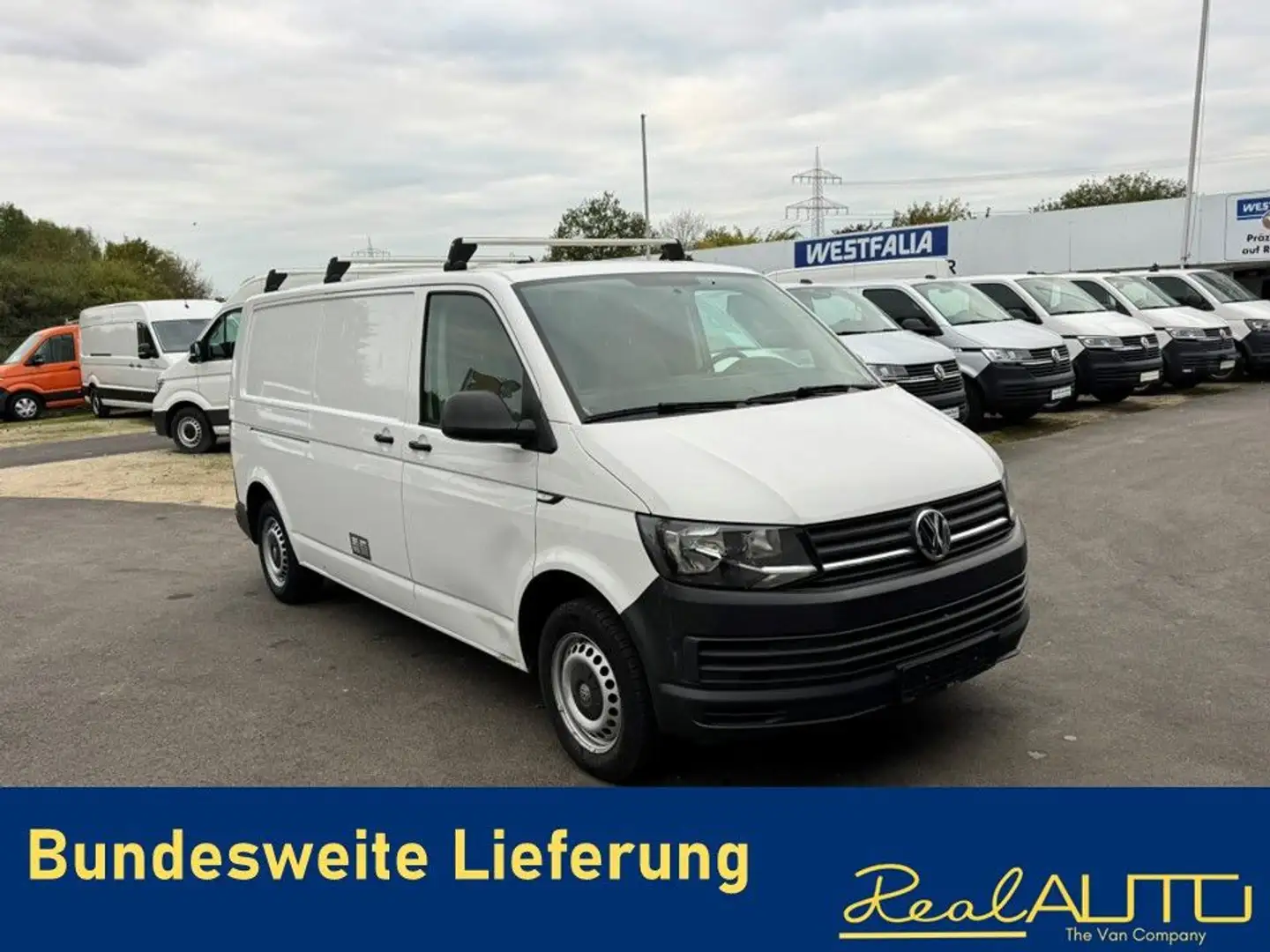 Volkswagen T6 Transporter Kasten 2.0TDI LR Klima*Werkstatt Weiß - 1