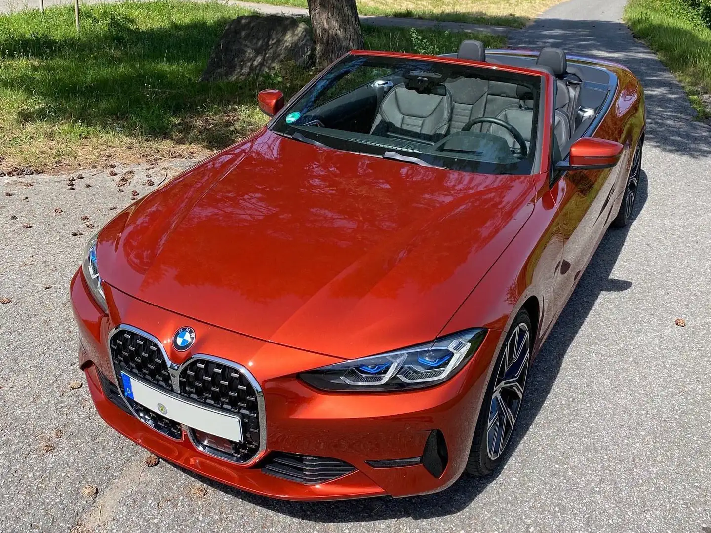 BMW 430 i Cabrio ACC/AHK/LASER/HEADUP/OPENAIR/LEDER Оранжевый - 1