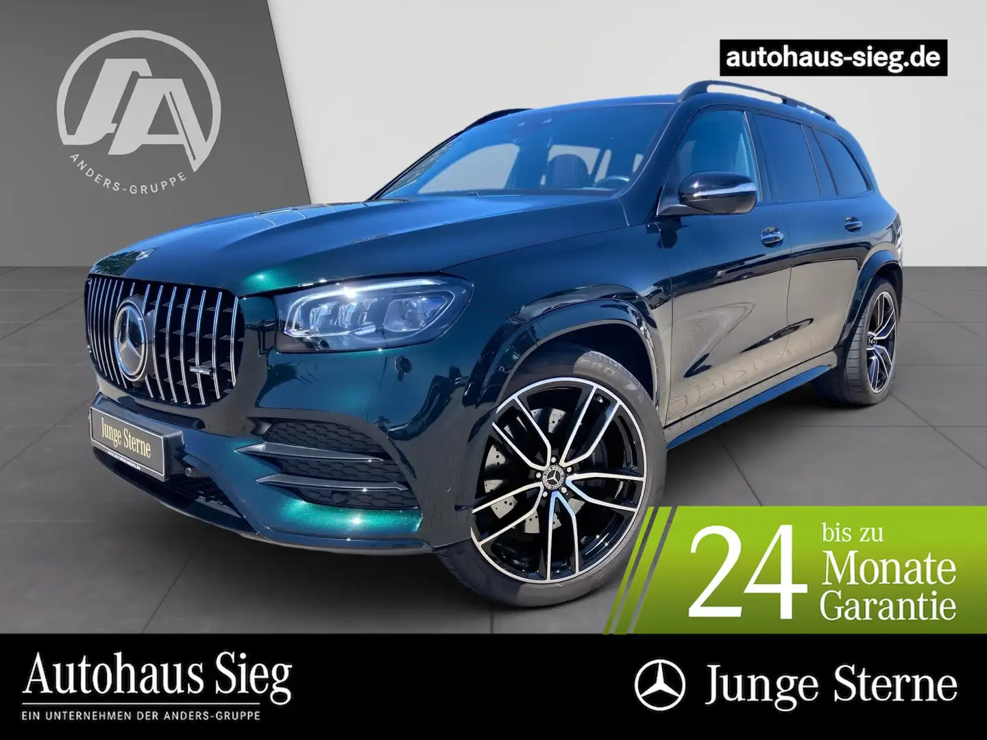 Mercedes-Benz GLS 400 d 4M AMG+Pano+Distr+AHK+AIR+Burm+Sitzkli Groen - 1