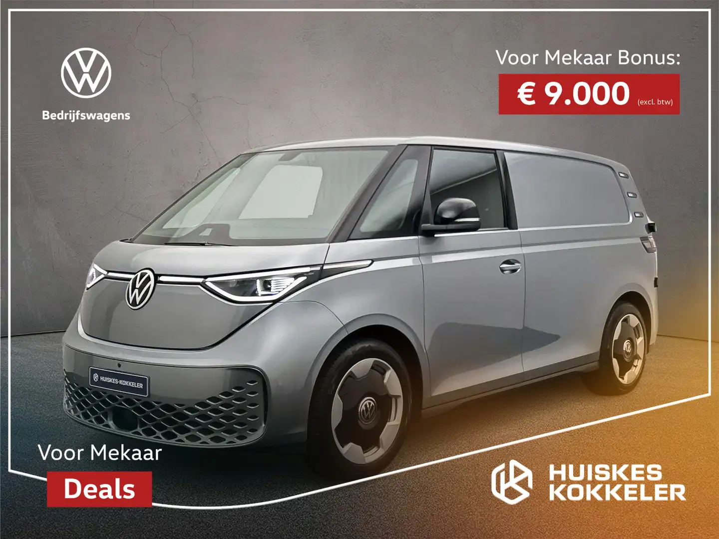 Volkswagen ID. Buzz Cargo Bulli Edition 286pk 79 kWh | Voor Mekaar Deal  AC Ezüst - 1