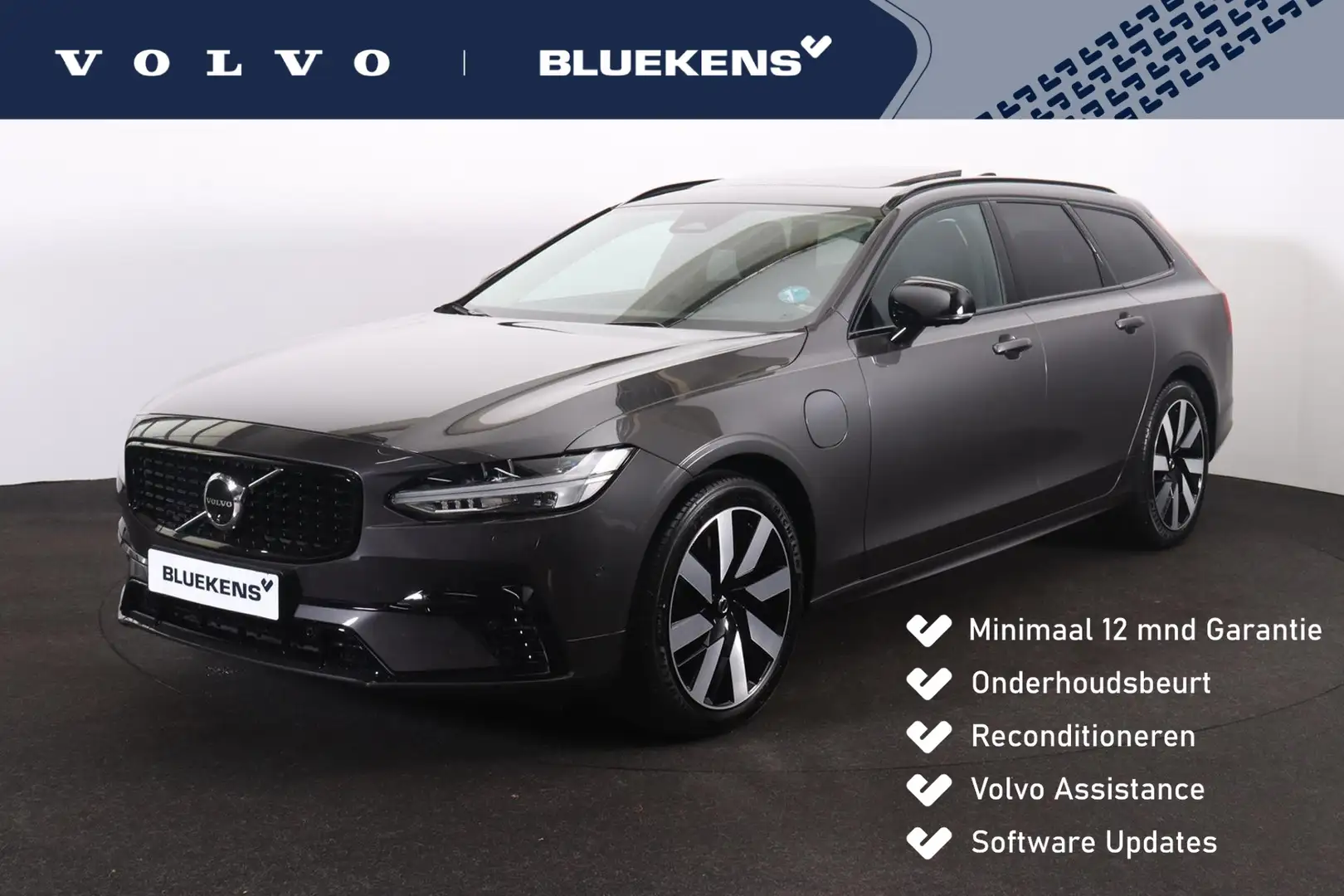 Volvo V90 T8 Recharge AWD Ultra Dark - Luchtvering - Panoram Gris - 1