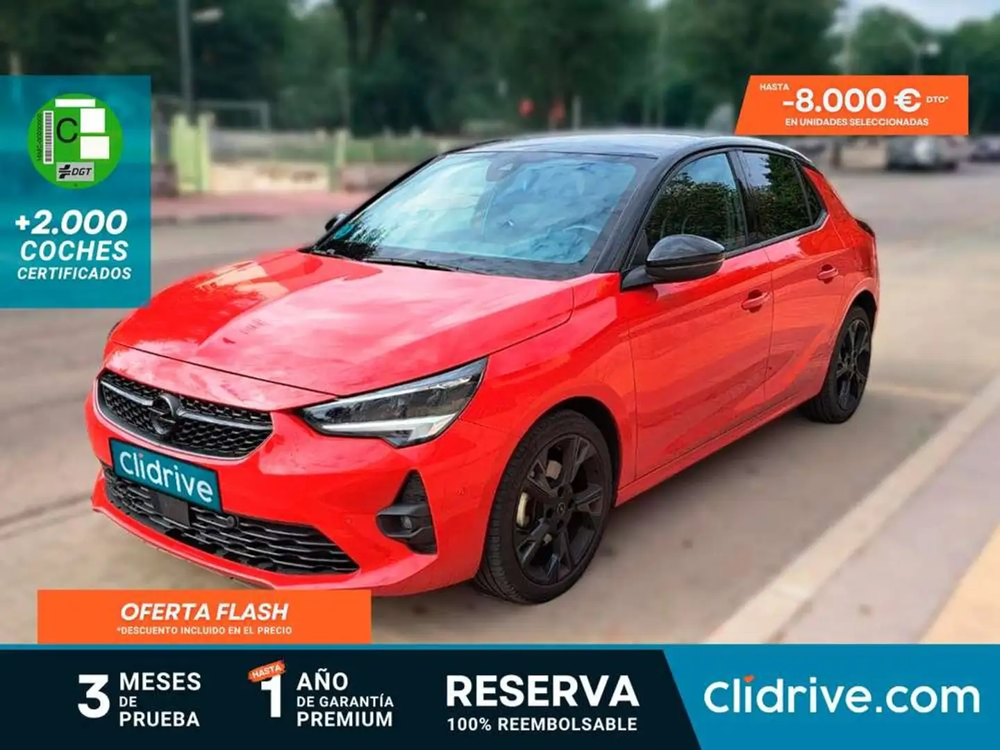 Opel Corsa 1.2T XHL S/S 40 Aniversario 100 Rouge - 1