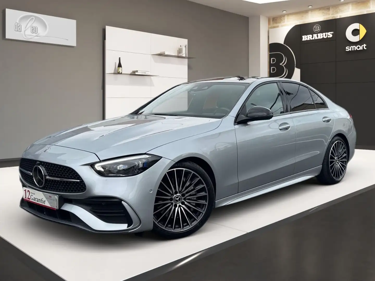 Mercedes-Benz C 300 AMG Line Schiebedach LED Ambientelicht Argent - 1