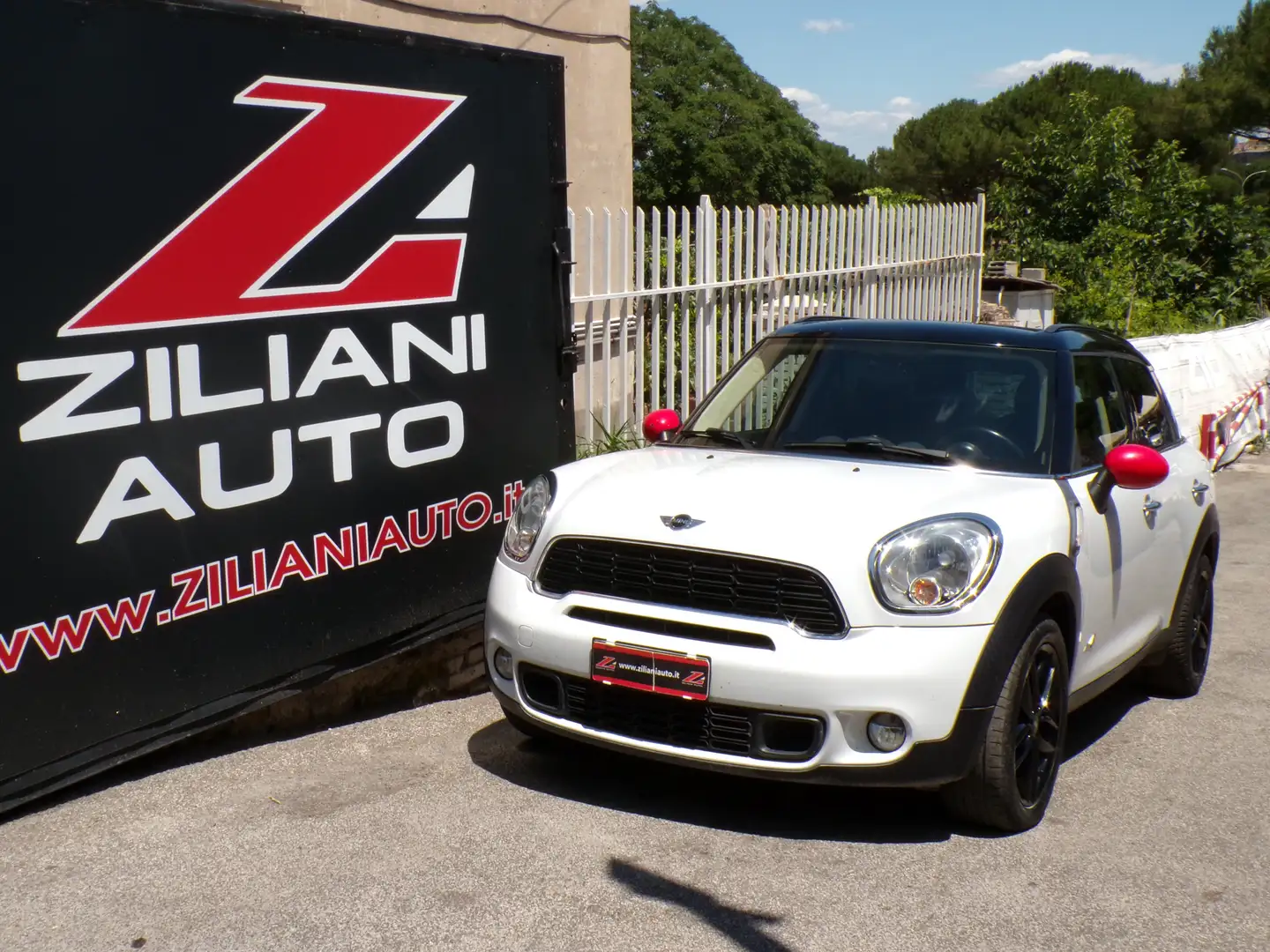 MINI Cooper SD Countryman 2.0 all4 AUTOMATICA..TETTO..NAVI..BLUETOOTH.. Bianco - 1