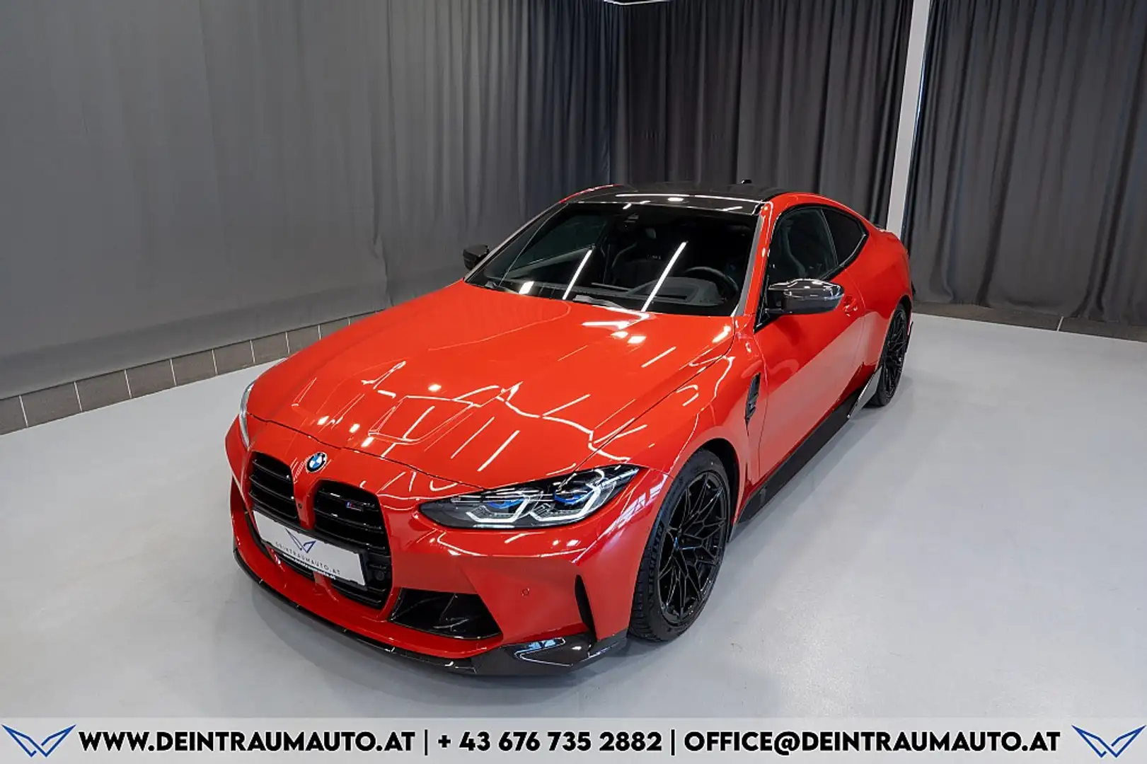 BMW M4 Competition Aut.*M-PERFORMANCE*KERAMIK*SCHALENS... Rot - 2