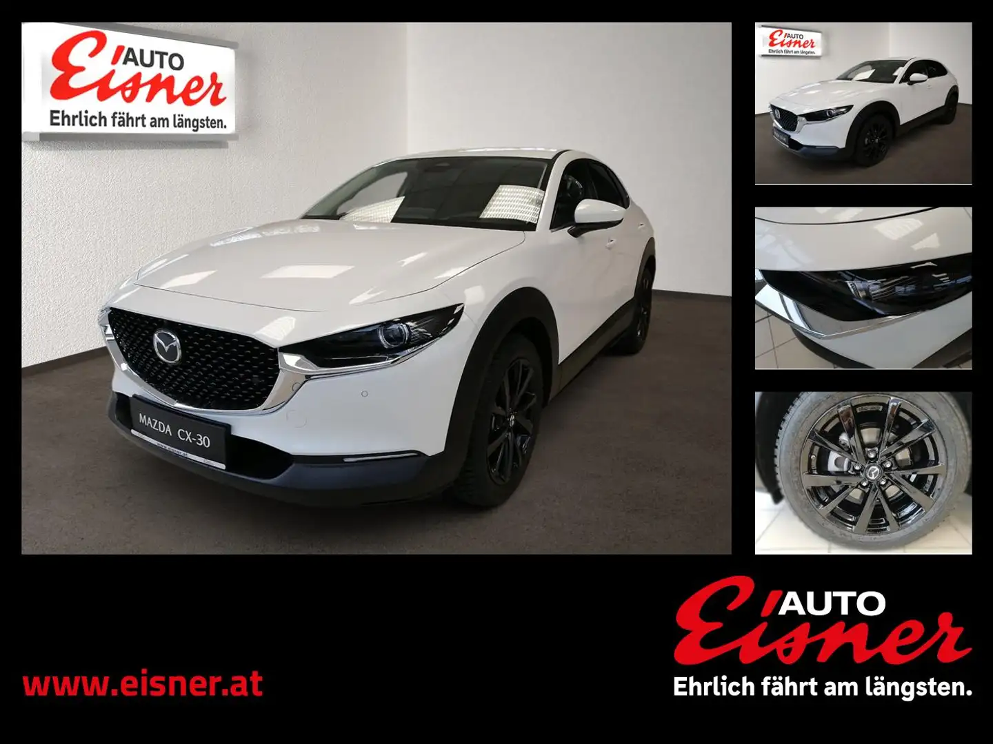 Mazda CX-30 X186 AWD EXCLUSIVE L. Inkl. AHK Weiß - 1