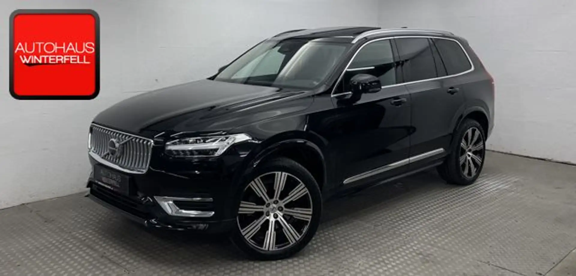 Volvo XC90 B5 D AWD Plus Bright 7SITZ+PANO+360+STANDH+ Schwarz - 1