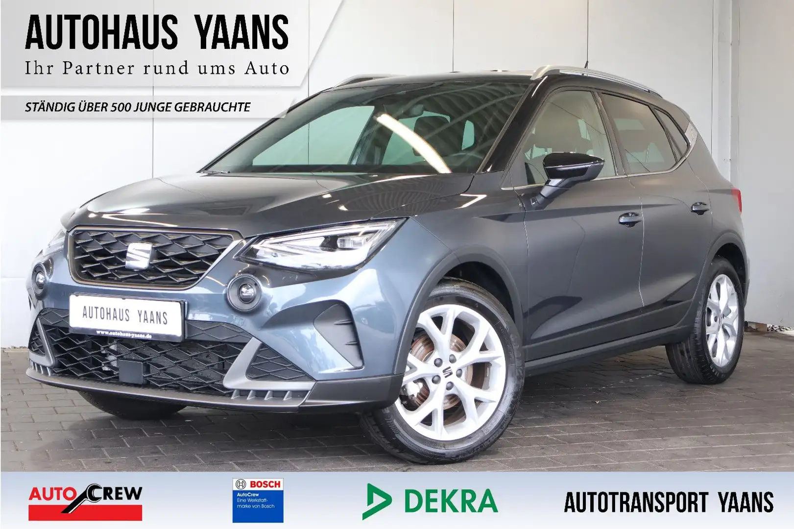 SEAT Arona FR 1.0 TSI AID+LANE+LED+CARPLAY+17" Grau - 1